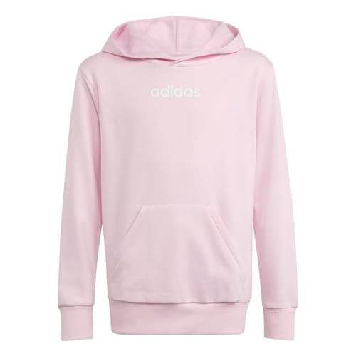 Image of adidas Unisex Kids ESSENTIALS HOODIE, pink/white, 11-12 Years