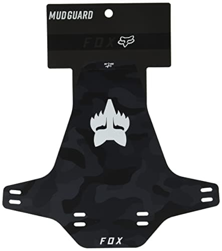 Image of Fox Racing MUD – Outdoor Gear – MUD Protection – Waterproof – Durable – Black Camo Design – Ventilation System – Removable Visor – In-Mold Construction – Breathable – Black Camo, Size: OS