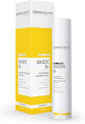 Image of Dermaceutic Sun Ceutic 50+ - Sun cream SPF 50+ - Full spectrum protection sunscreen with powerful UVA/UVB filters - Defense face sun block - 50ml