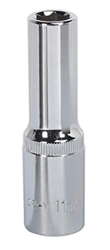 Image of Sealey Sp1211D Walldrive Socket 11Mm Deep 1/2Sq Drive Fully Polished