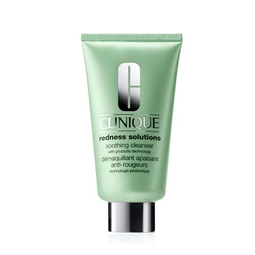 Image of Clinique Redness Solutions Soothing Oil Free Cream Face Cleanser With Probiotic Technology | Appropriate For Skin With Rosacea, 150 ml.