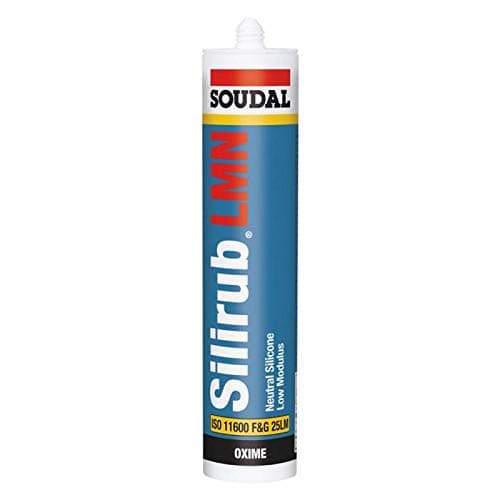 Image of Soudal Silirub LMN Neutral Silicone - 300ml - Brilliant White
