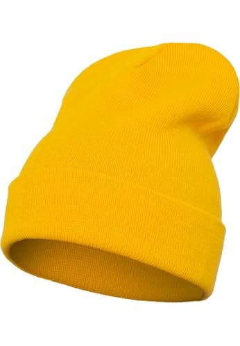 Image of Flexfit Mütze Heavyweight Long Beanie, gold, one size, 1501KC-00109-0050
