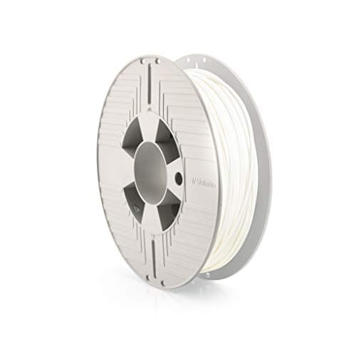 Image of Verbatim Tefabloc TPE filament 3D printing - 2.85mm - 500g - thermoplastic high performance polyester elastomer for material extrusion - 3D printer 3D pen - printing filament made of TPE - white