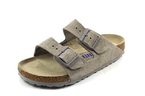 Image of Birkenstock Arizona SFB VL Womens Sandals UK9 EU42 US11/11.5 Narrow Stone Coin