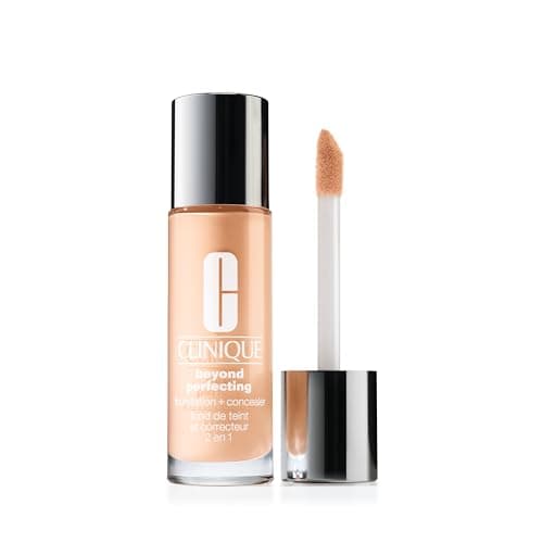 Image of Clinique Beyond Perfecting Liquid Lightweight Full-Coverage Foundation + Concealer For Dry Combination To Oily Skin Types