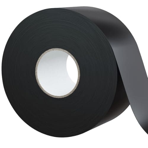 Image of Gocableties Black Self Amalgamating Tape, 25mm x 10m, Waterproof Rubber Tape for Cable and Pipe Repair, Sealing Joints, and Insulating Electrical Connections, 1 Rolls
