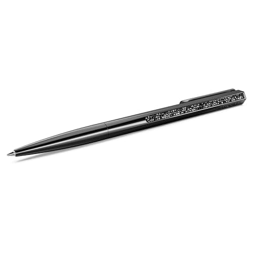 Image of Swarovski Crystal Shimmer ballpoint pen, Black, Black lacquered