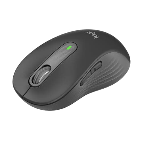 Image of Logitech Signature M650 L Full Size Wireless Mouse - for Large Sized Hands, Silent Clicks, Customisable Side Buttons, Bluetooth, Multi-Device Compatibility - Grey