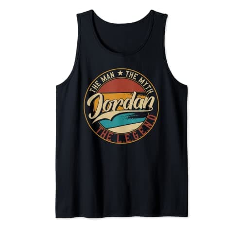 Image of Jordan The man the myth the legend Tank Top