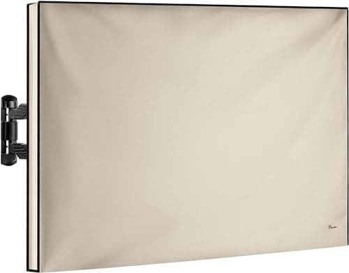 Image of TV Covers Outdoor 24 inch | Waterproof and Weatherproof TV Covers | Outdoor TV Enclosure | Smart Shield TV Screen Protector for Outside TV | Cover for Moving | TV Display Protectors