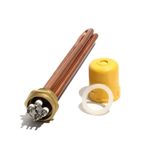 Image of 220V/380V G1 All Copper Water Immersion Electrical Heating Element 3KW/6KW/9KW/12KW Solar Heated Tank Pipe 2U 300MM(No accesory,220v,12KW 350mmL)