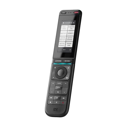 Image of One for All URC7985 Smart Control Pro Universal Remote Control - Touchscreen, App Control, Infrared & Bluetooth, Customizable Activities & Screens, Backlit Buttons, Anthracite Black