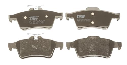 Image of TRW GDB2086 Brake Pad Set of 4 for Ford Focus III 2010 - Rear Axle and other vehicles