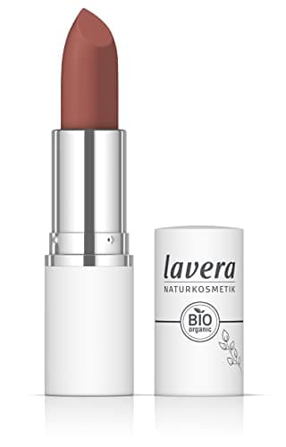 Image of lavera Comfort Matt Lipstick - Cayenne 01 - Intense colour - Matt finish - Comfortable feel - Up to 6 hours hold - Vegan - Natural cosmetics (1x 18.2 g)
