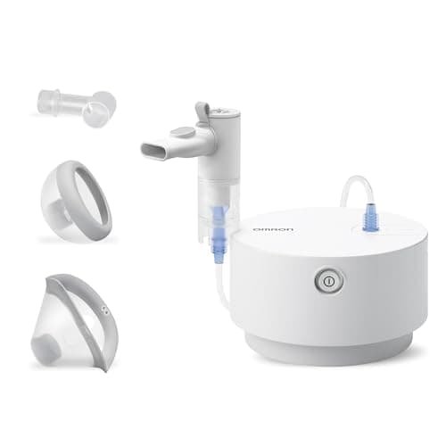 Image of OMRON X105 Advanced All-in-One Compressor Nebuliser Machine for Both Adults and Kids, Compressor Mist Inhaler Machine for Treating Acute and Chronic Respiratory Conditions