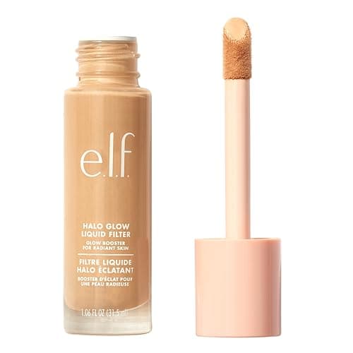 Image of e.l.f. Halo Glow Liquid Filter, Complexion Booster For A Glowing, Soft-Focus Look, Infused With Hyaluronic Acid, Vegan & Cruelty-Free, 5 Medium/Tan
