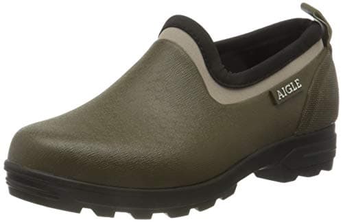 Image of Aigle Men's Lessfor M Clog, Khaki Green, 10.5 UK