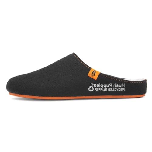 Image of Hush Puppies Men's Ryder Slipper, Black, 9 UK