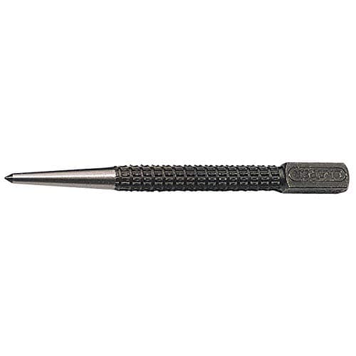 Image of Draper 3 x 100mm Centre Punch | 3mm Tip Diameter | Knurled Body Tool | Carbon Steel Marking Tools | Polished Ends | 84464