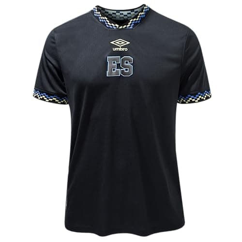 Image of Umbro EL Salvador Men's 3RD Jersey 23' (as1, Alpha, l, Regular, Regular) Black
