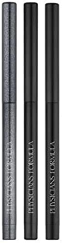 Image of Physicians Formula - Eye Booster Gel Eyeliner Trio - Three Long-lasting Eyliners with Shimmer, Satin, and Matte Finishes - Waterproof Formula - with Botanicals, Vitamin E and Silicone Resin - Black
