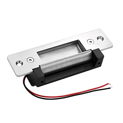 Image of Electric Door Strike Lock ANSI Standard Heavy Duty 12V DC Fail-Secure or Fail-Safe Adjustable for Access Control Cylindrical Locksets