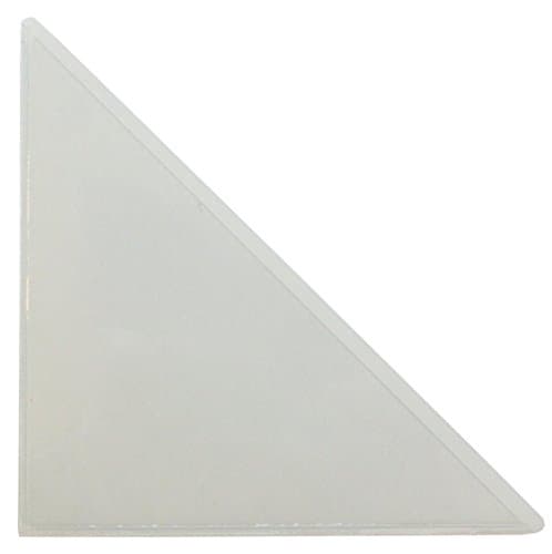 Image of Customcard ltd® Self Adhesive Triangle Diagonal Corner Pocket 170mm x 170mm Pack of 10
