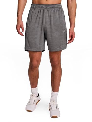 Image of Reebok Men's Distance 7” Short, Grey Heather, Medium
