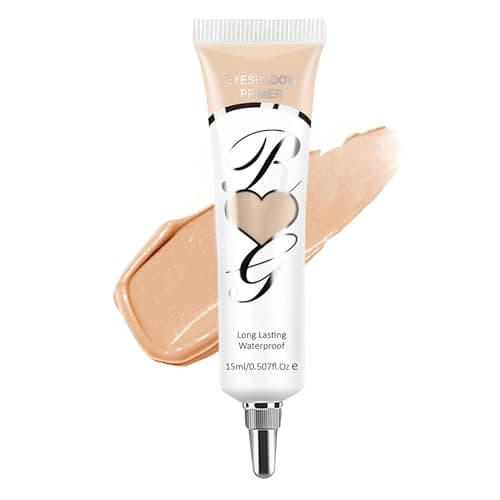Image of Eyeshadow Primer, Pigment Base Eyeshadow Primer, Ultra-Creamy Eye Base Lightweight Long Lasting Eye Primer, Matte Full Coverage Concealer Makeup for Mature Skin 15ml (2# medium, One Size)