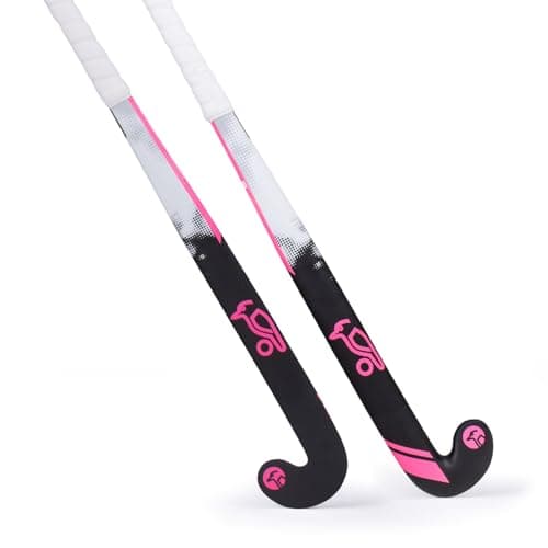 Image of Kookaburra Unisex-Youth Swift - 26 Hockey Stick, Black/Pink, 26 EU