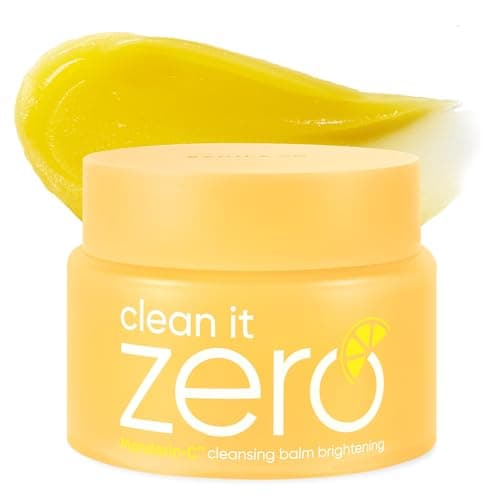 Image of BANILA CO Clean it Zero Brightening Cleansing Balm | Korean Makeup Remover for Radiant Complexion | Vegan | Made with Vitamin C & Citrus Extract (100ml / 3.38 fl.oz)