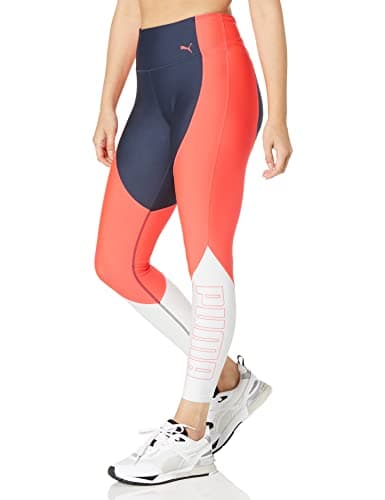 Image of PUMA Women's Train Eversculpt High Waist 7/8 Tights, Sunblaze-Spellbound, Large