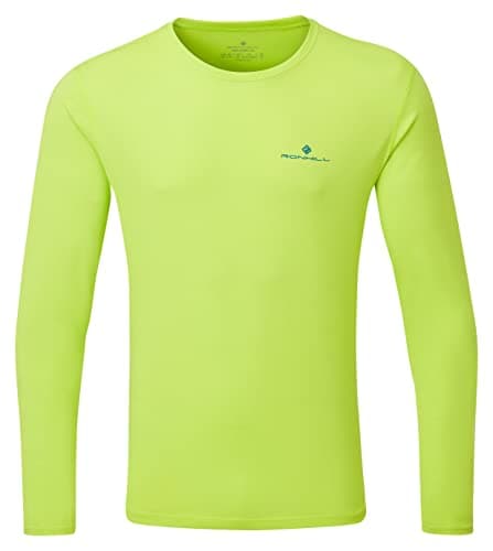 Image of RONHILL, Men's Core L/S Tee, AcidLime/PrussianBlue L