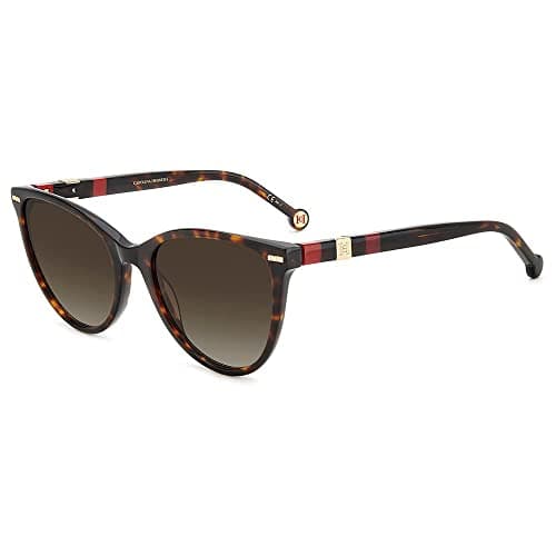 Image of Carolina Herrera Her 0107/s O63/HA HAVANA RED Sunglasses Women's Acetate, Standard, 57