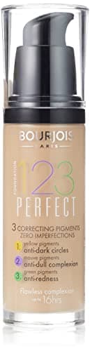 Image of Bourjois 123 Perfect Medium Coverage Liquid Foundation 52 Vanilla, 30 ml (Pack of 1)