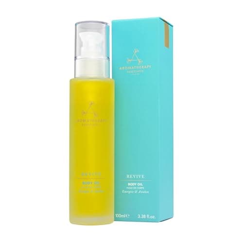 Image of Aromatherapy Associates Body Oil 100 ml - Massage Oil with Juniper Berry, Grapefruit & Rosemary, Home Spa Luxury Body Treatment, Long Lasting & Mood-boosting Fragrance, Natural Ingredients