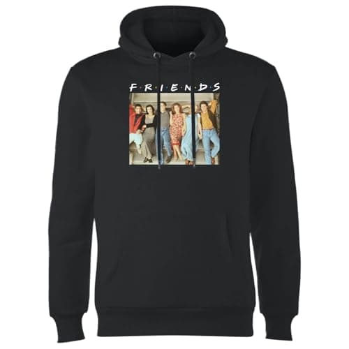 Image of Zavvi Official Friends Retro Character Shot Hoodie Adults Black - S