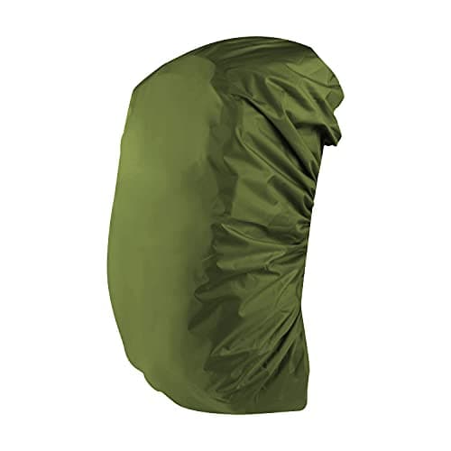 Image of Alephnull Waterproof Backpack Cover Reflective Rucksack Cover 30-100L Premium Rain Cover Protective Bag Covers for Outdoor Traveling, Climbing, Hiking, Camping (Army Green, 50-60L)