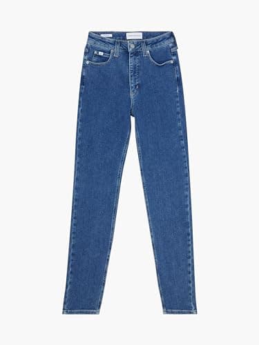 Image of Calvin Klein Jeans Women's High Rise Skinny J20j221585 Pants, Denim (Denim Medium), 32W / 32L