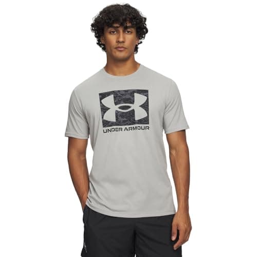 Image of Under Armour UA ABC CAMO Boxed Logo SS - Titanium / / Black - 4XL