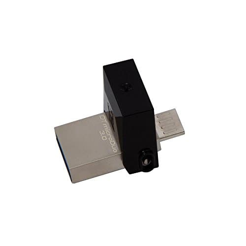 Image of Kingston Technology DTDUO3/64GB DTDUO3/64 GB micro Duo (64 GB, USB 3.0/micro-USB, 5 V, Flash), Black