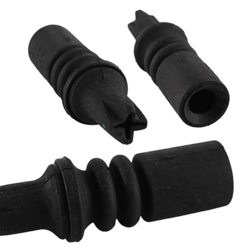 Image of ACOLY Sunroof Drain Valve Hose Grommet Compatible with Tiguan 1 5N Golf 6 GTI Plus Jetta MK6 Skoda Superb Replacement 1K6877236 Black
