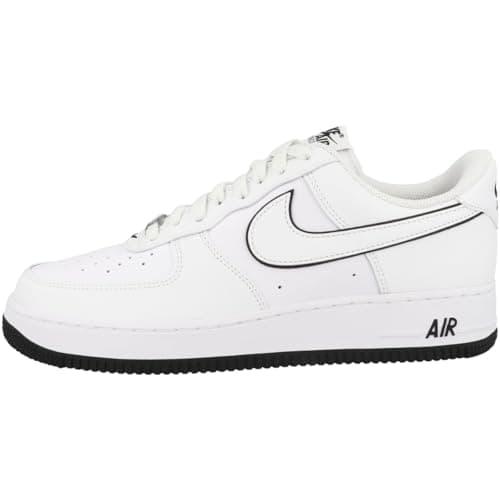 Image of Nike Air Force 1 '07 White/Black-White Mens Size 8, White/Black/White, 7 UK
