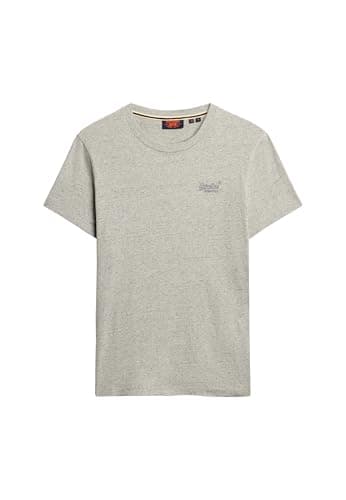 Image of Superdry Men's Vintage Logo Emb Tee T-Shirt, Pumice Stone Marl, XXL