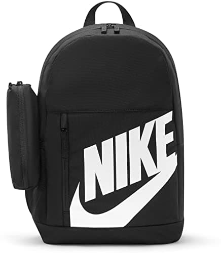 Image of Nike Kids` Backpack 20L DR6084-011 Sports backpack Unisex Black/Black/White Size MISC