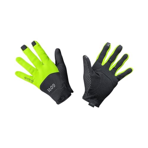 Image of GOREWEAR C5 WINDSTOPPER Gloves, Black / Neon Yellow, 11