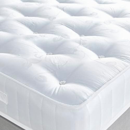 Image of happybeds Pocket Sprung Orthopaedic Mattress, Thames 1000 Pocket Sprung Orthopaedic Mattress with 6 Options (Double - 135 x 190 cm)