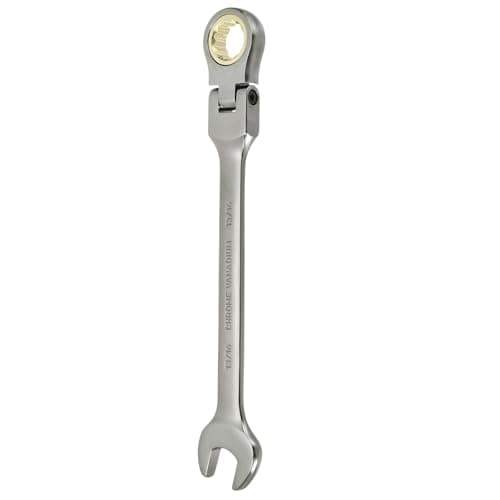 Image of sourcing map Flex Head Ratchet Wrench Spanner 13/16" SAE Ratcheting Combination Wrench 72-Teeth Chrome Vanadium Steel Ratchet Gear Spanner with 12 Point Box End for Auto Repairs Home Projects