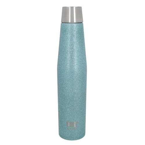 Image of Built Apex Insulated Water Bottle with Leakproof Perfect Seal Lid, Sweatproof 100% Reusable BPA Free 18/8 Stainless Steel Flask, Aqua Glitter, 540 ml
